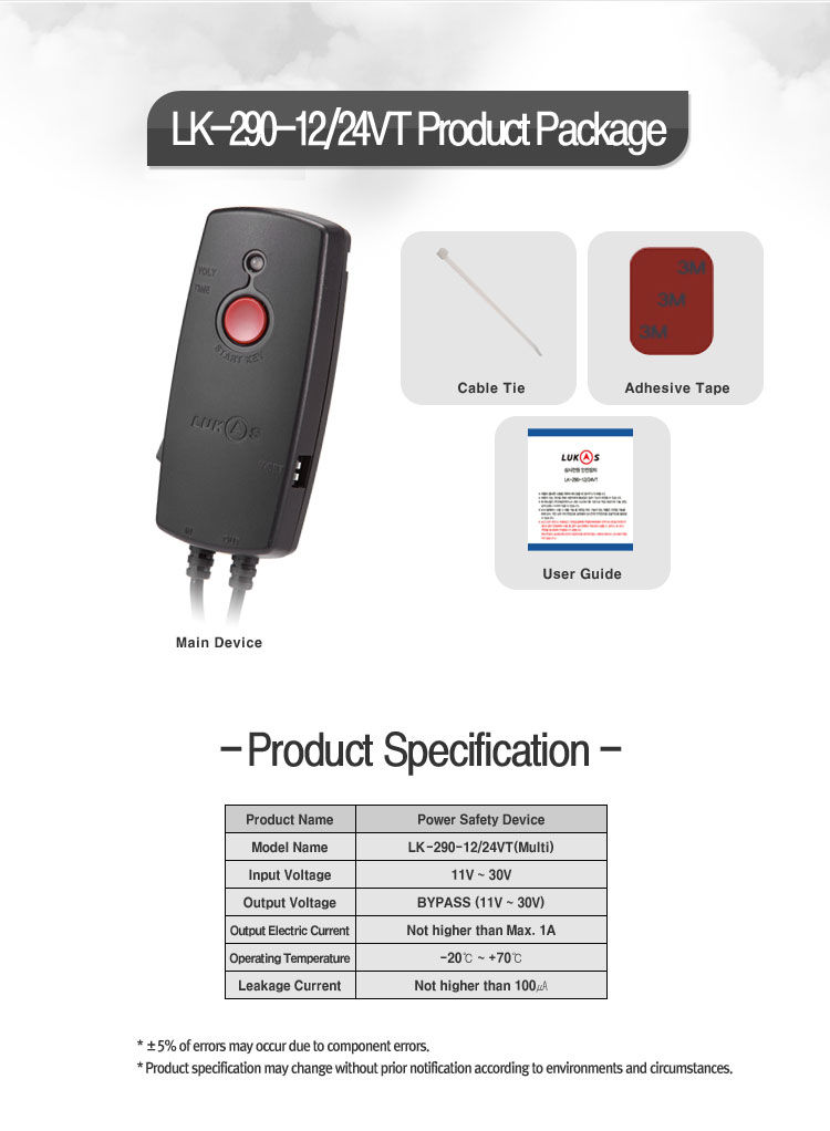 product info